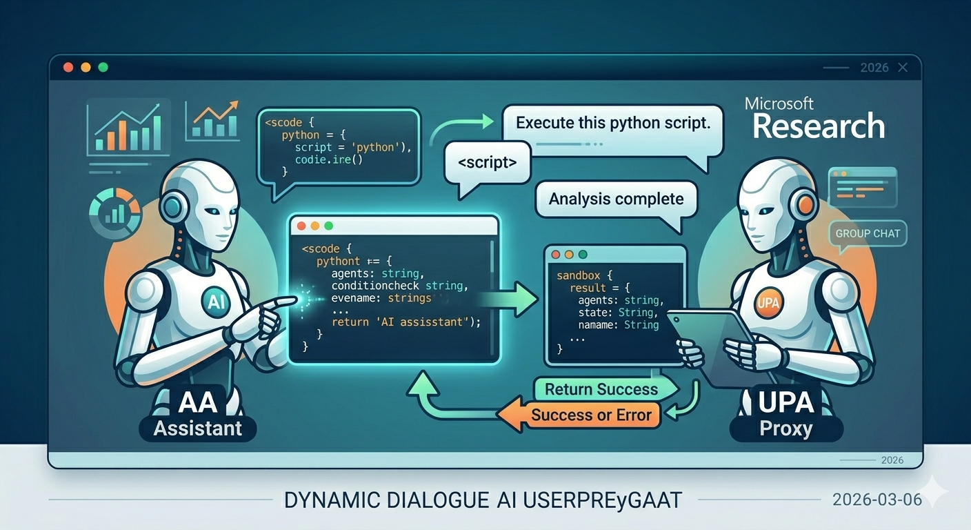AutoGen 대화 기반 코드 실행 루프