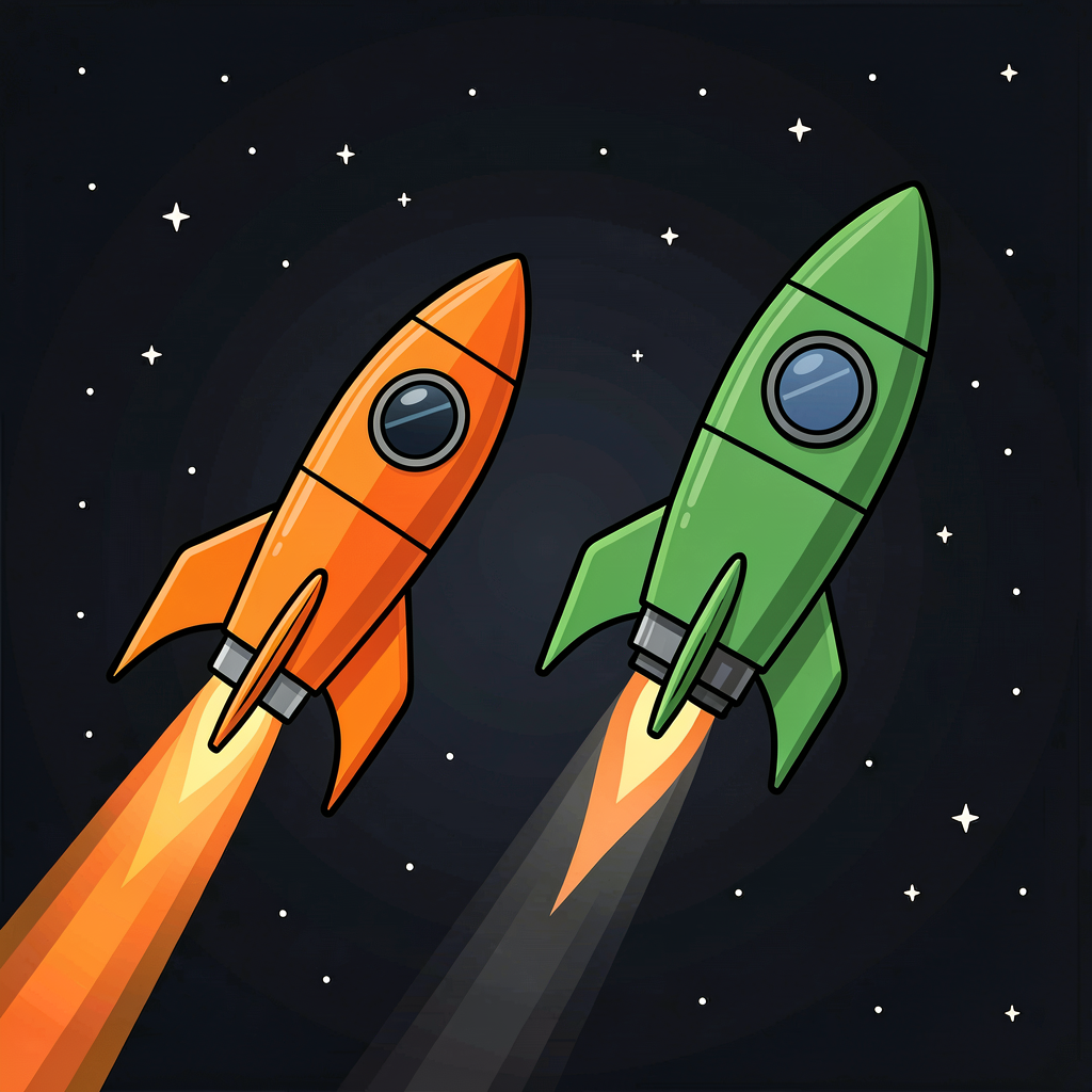 The speed and stability race between two runtimes