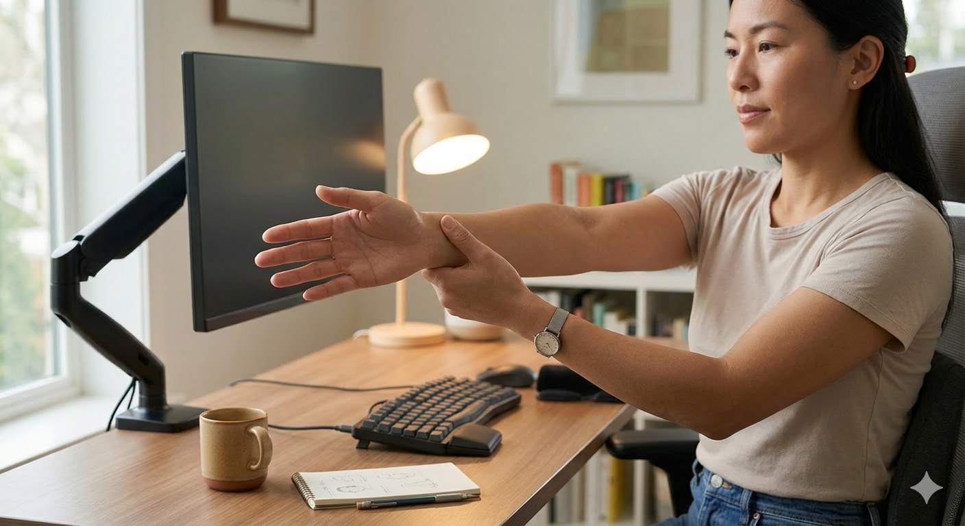 손목 스트레칭 동작